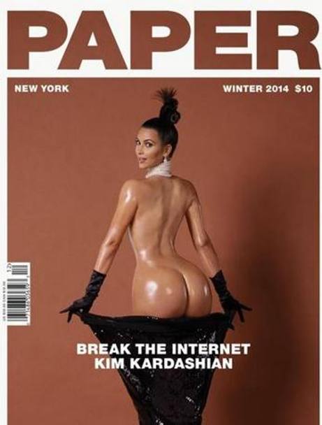 Kim Kardashian in copertina su Paper Magazine